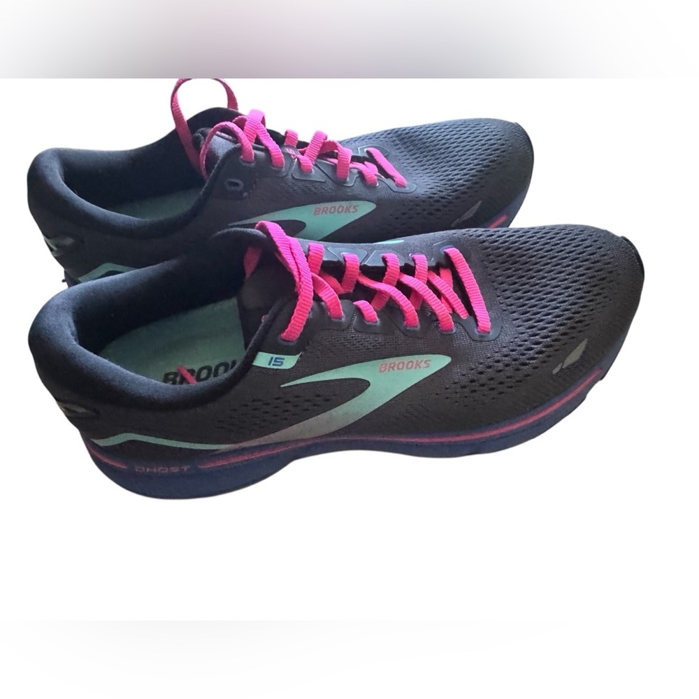 Brooks Women's Running Shoes - Black and Pink - Picture 8 of 10